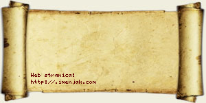 Danijela Obrenović vizit kartica